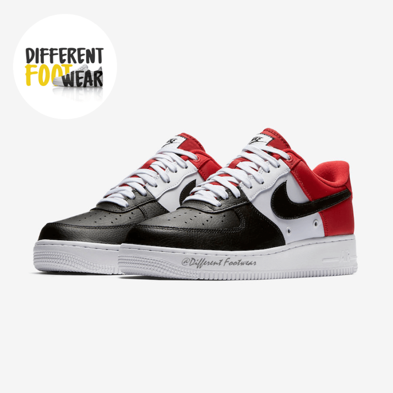 Air Force 1 - Black White & Red