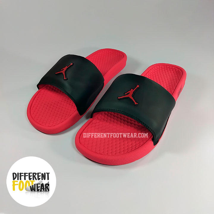 Sandalias Hombre - JORDAN - Classic (Black & Red)